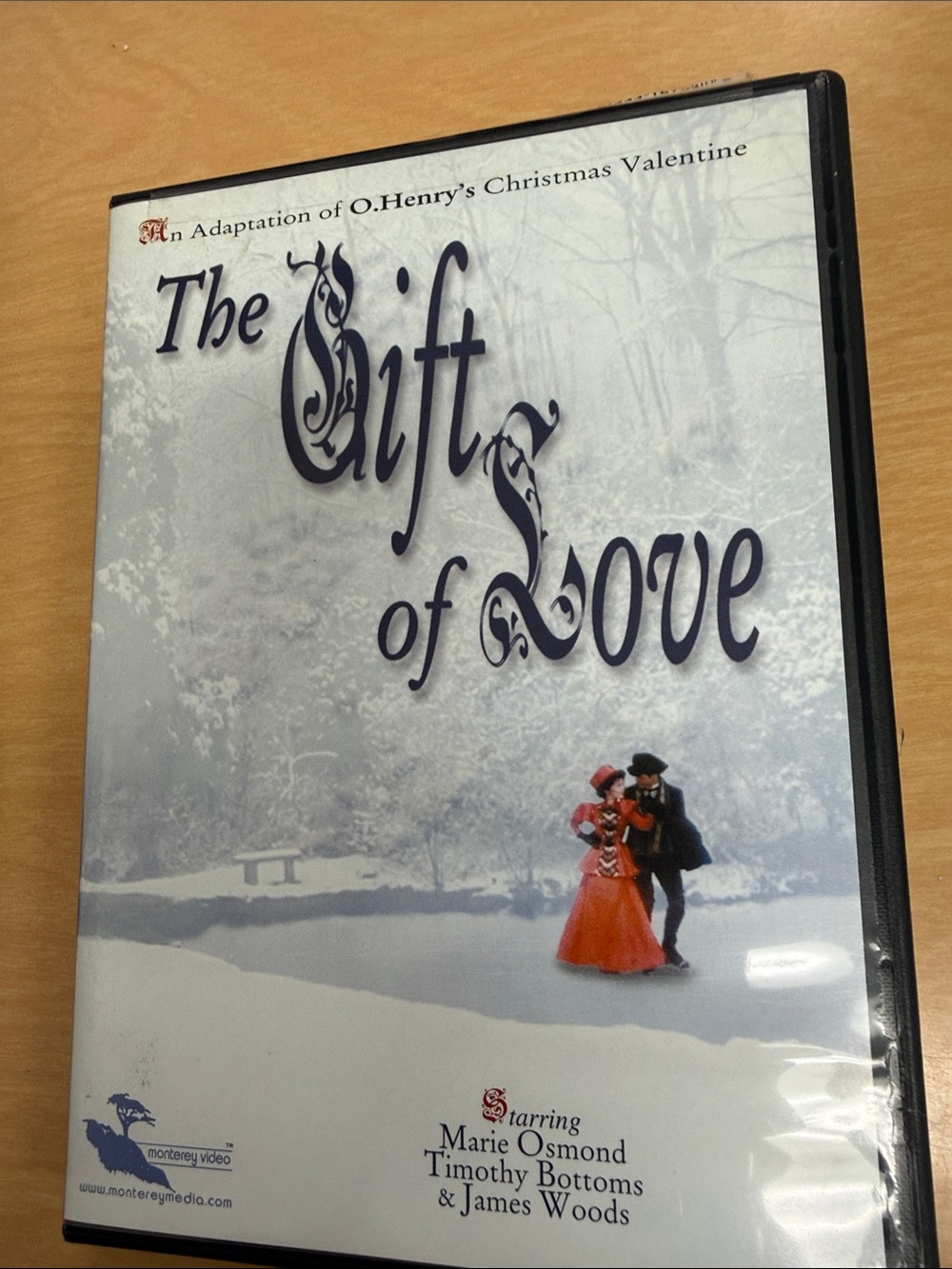 The Gift of Love DVD - White & Black Case with Red Accent